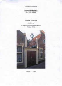 voorkant programma Alkmaar 2004